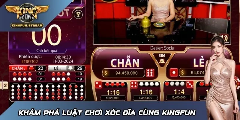 Khám phá luật chơi xóc đĩa cùng KINGFUN